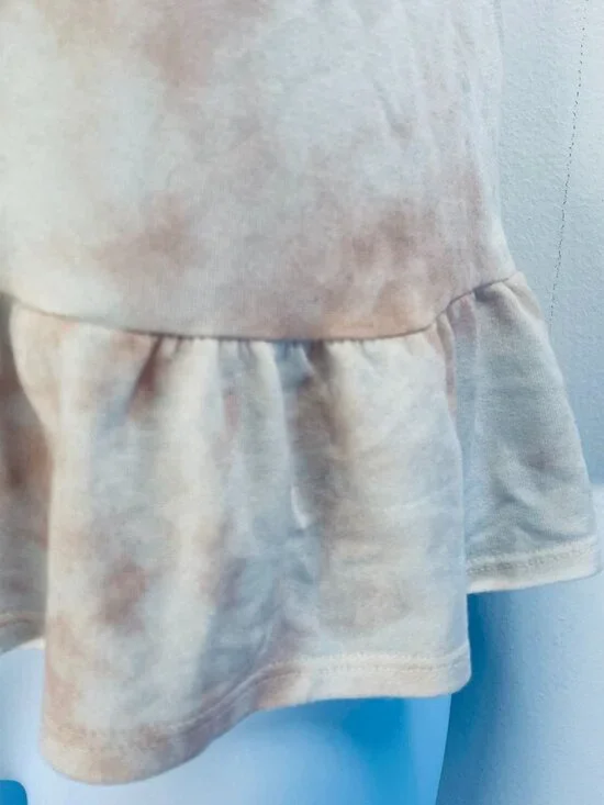 W5 Tie-Dye Halter Top With Ruffle Hem Womens Size M Polyester Blend - Picture 3 of 7